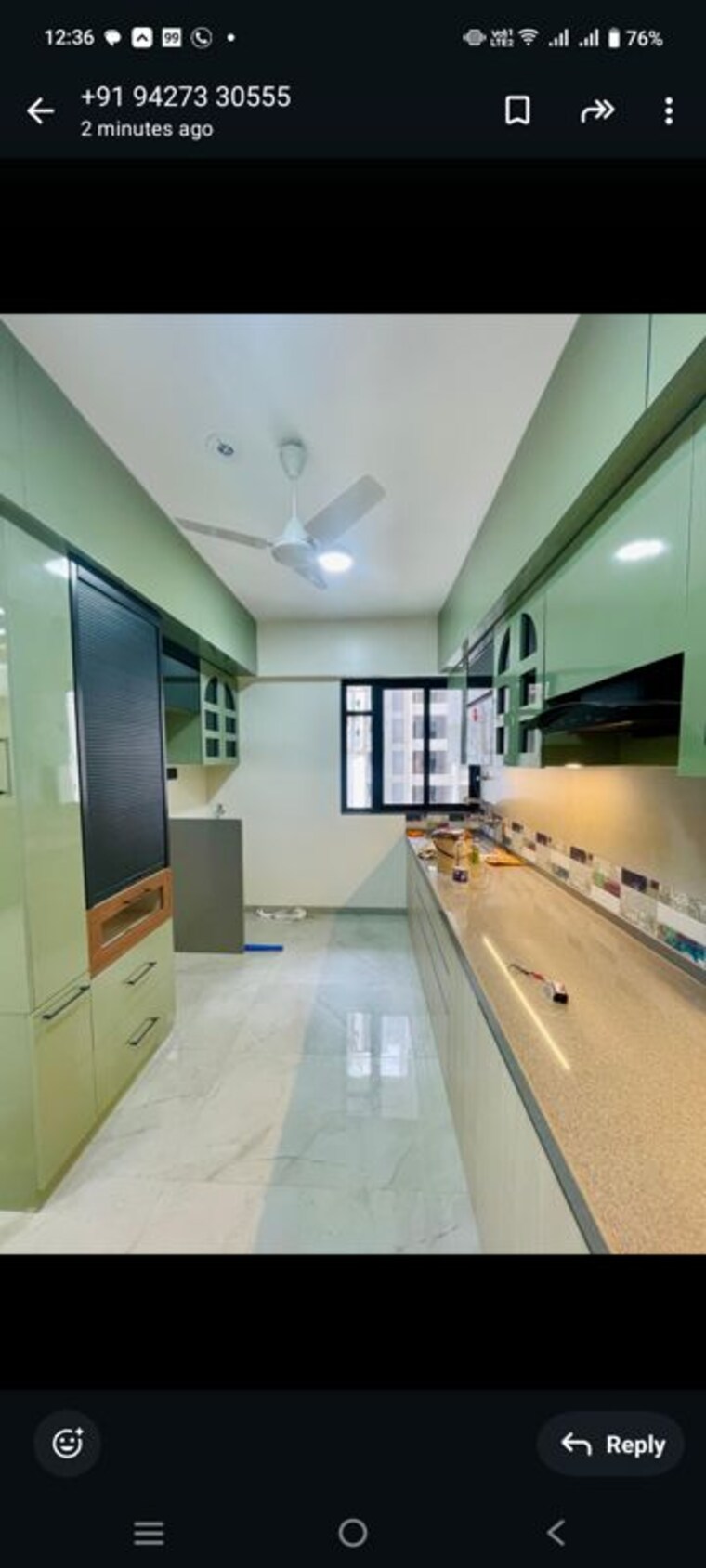 Kitchen, unique-youtopia 3 Bedroom 1009 Sq.Ft. Apartment In Kharadi Pune 10035277