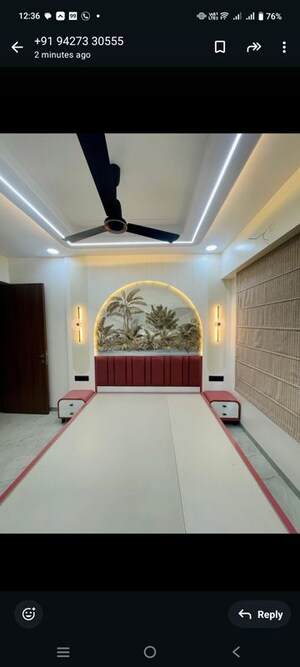 Bedroom in 3 BHK Apartment at Unique Youtopia, Kharadi – for Sale