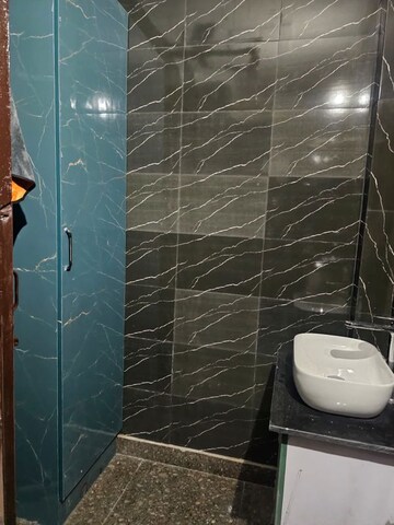 Bathroom in 3 BHK Builder Floor at Jammu and Kashmir Bank Employees CGH, Sector 9a – for Rent