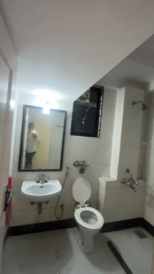 Bathroom in 2 BHK Apartment at Hiranandani Estate, Ghodbunder Road – for Rent