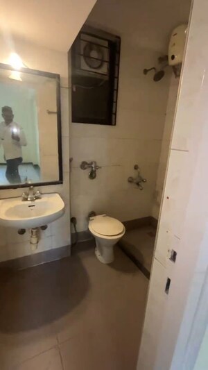 Bathroom in 2 BHK Apartment at Hiranandani Estate, Ghodbunder Road – for Rent