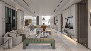 Master Bedroom in 3 BHK Apartment at Elan The Presidential, Sector 106 – for Sale