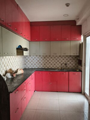 Kitchen in 3 BHK Apartment at Gaur City 1st Avenue, Sector 4 Greater Noida – for Rent