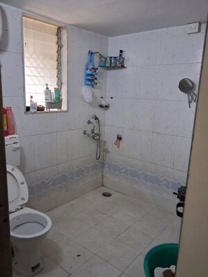 Bathroom in 3 BHK Apartment at Tulip Chaitali CHS, Kharghar – for Sale