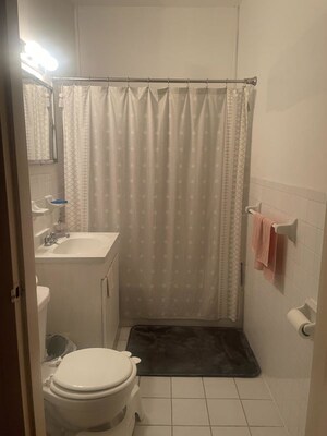 Bathroom in 2 BHK Apartment at Maxblis Grace, Sector 61 – for Rent