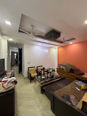 Living Room in 2 BHK Builder Floor at Kalkaji – for Rent