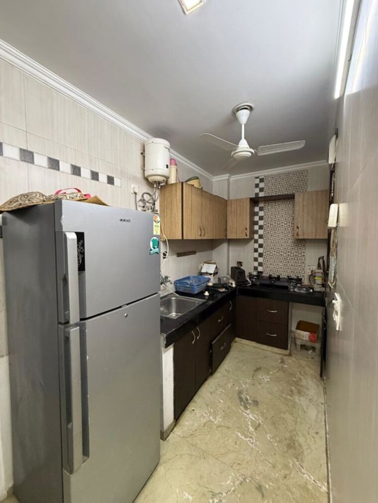 Kitchen, kalkaji 2 Bedroom 1000 Sq.Ft. Builder Floor In Kalkaji Delhi 10035412