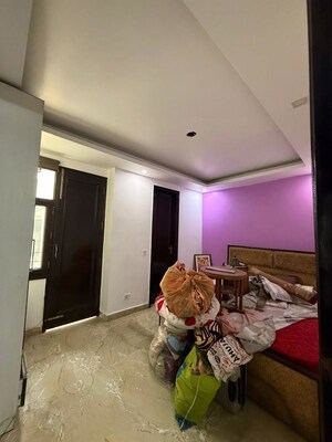Bedroom in 2 BHK Builder Floor at Kalkaji – for Rent