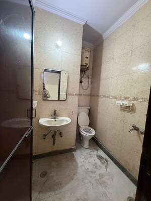 Bathroom in 2 BHK Builder Floor at Kalkaji – for Rent