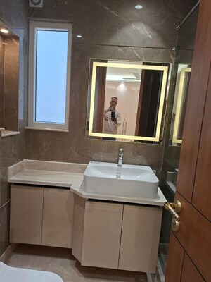 Bathroom in 3 BHK Builder Floor at South Extension ii – for Rent