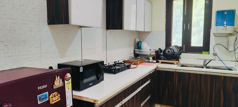 Kitchen, sushant-lok-2 3 Bedroom 1600 Sq.Ft. Builder Floor In Sector 57 Gurgaon 10035484