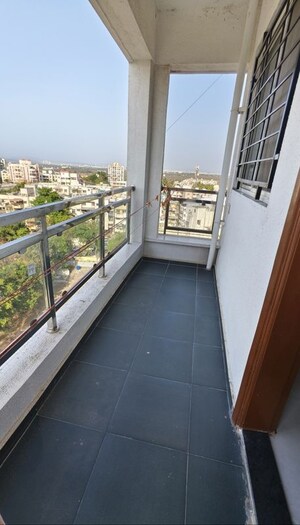 Balcony in 2 BHK Apartment at Venkatesh Viraj Heights, Dhanori – for Rent