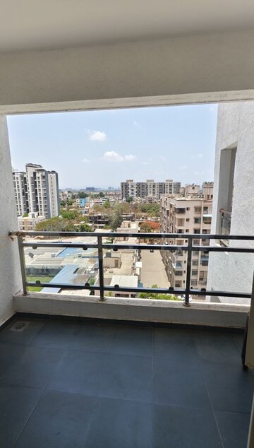 Balcony in 2 BHK Apartment at Venkatesh Viraj Heights, Dhanori – for Rent