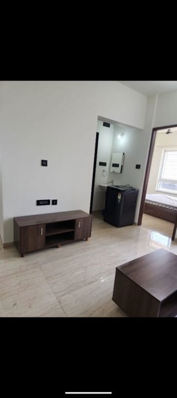 Living Room in 1 BHK Apartment at VTP Cygnus, Kharadi – for Rent