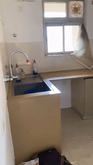 Bathroom in 2 BHK Apartment at Hiranandani Estate, Ghodbunder Road – for Rent