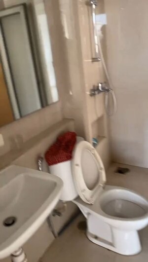 Bathroom in 2 BHK Apartment at Hiranandani Estate, Ghodbunder Road – for Rent