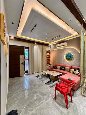 Living Room in 4 BHK Independent House at Hanuman Nagar Extension – for Sale
