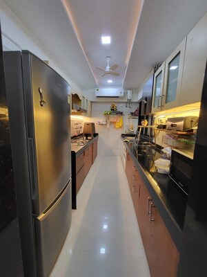 Kitchen in 3 BHK Apartment at Evershine Embassy, Andheri West – for Rent