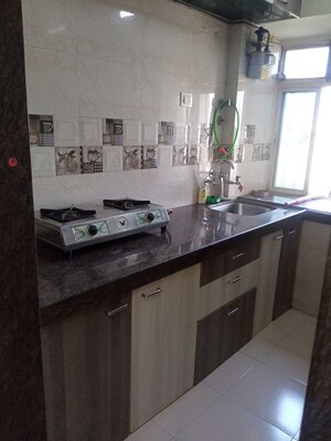 Kitchen in 1 BHK Apartment at Shree Prastha CHS, Owale – for Rent