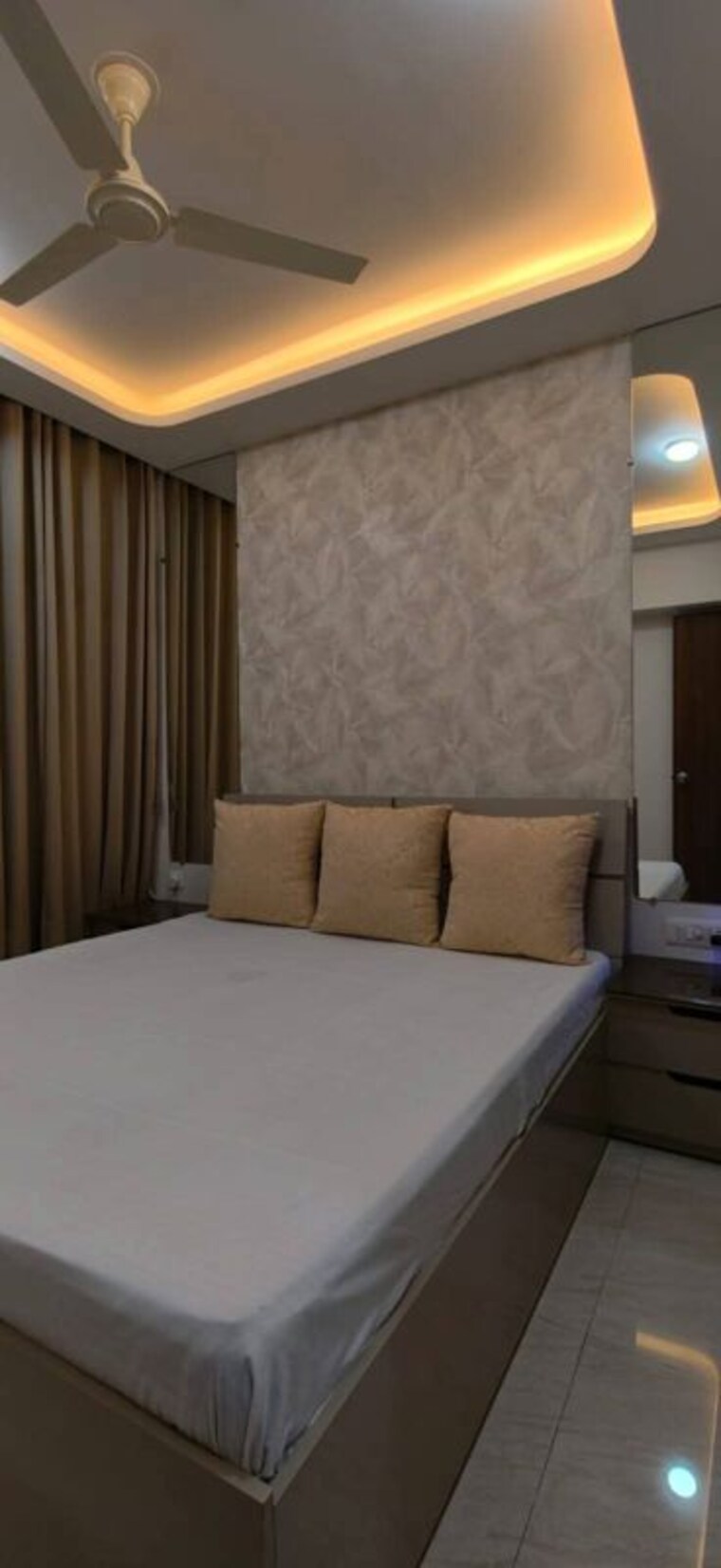 Bedroom, lodha-crown-quality-homes 1 Bedroom 500 Sq.Ft. Apartment In Majiwada Thane 10035587
