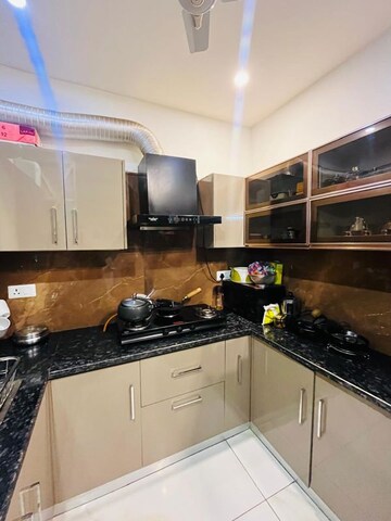 Kitchen in 3 BHK Builder Floor at Dhakoli – for Sale