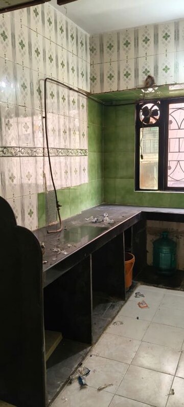 Kitchen in 1 BHK Apartment at Shelter CHS, Nerul – for Rent