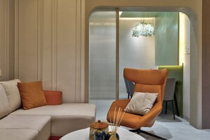 Living Room in 2 BHK Apartment at Yashwin Orrizonte, Kharadi – for Rent