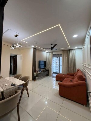 Living Room in 2 BHK Apartment at Yashwin Orrizonte, Kharadi – for Rent