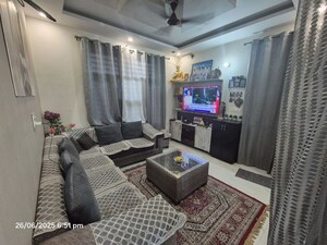 Living Room in 3 BHK Builder Floor at Dhakoli – for Sale
