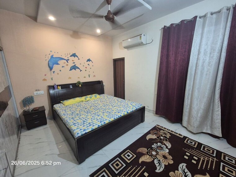 Bedroom, dhakoli 3 Bedroom 1250 Sq.Ft. Builder Floor In Dhakoli Zirakpur 10035740