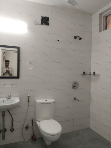 Bathroom in 3 BHK Apartment at Sarita Vihar – for Rent