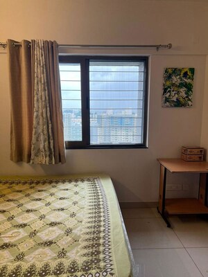 Bedroom in 3 BHK Apartment at Paranjape Blue Ridge, Hinjewadi – for Rent