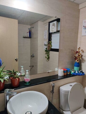 Bathroom in 3 BHK Apartment at Paranjape Blue Ridge, Hinjewadi – for Rent