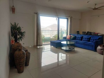 Living Room in 3 BHK Apartment at Paranjape Blue Ridge, Hinjewadi – for Rent