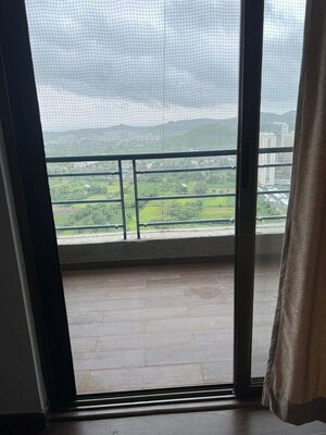 Balcony in 3 BHK Apartment at Paranjape Blue Ridge, Hinjewadi – for Rent