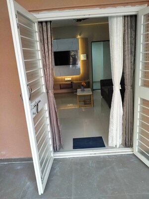 Staircase in 2 BHK Apartment at Blue Berry, Kharadi – for Rent