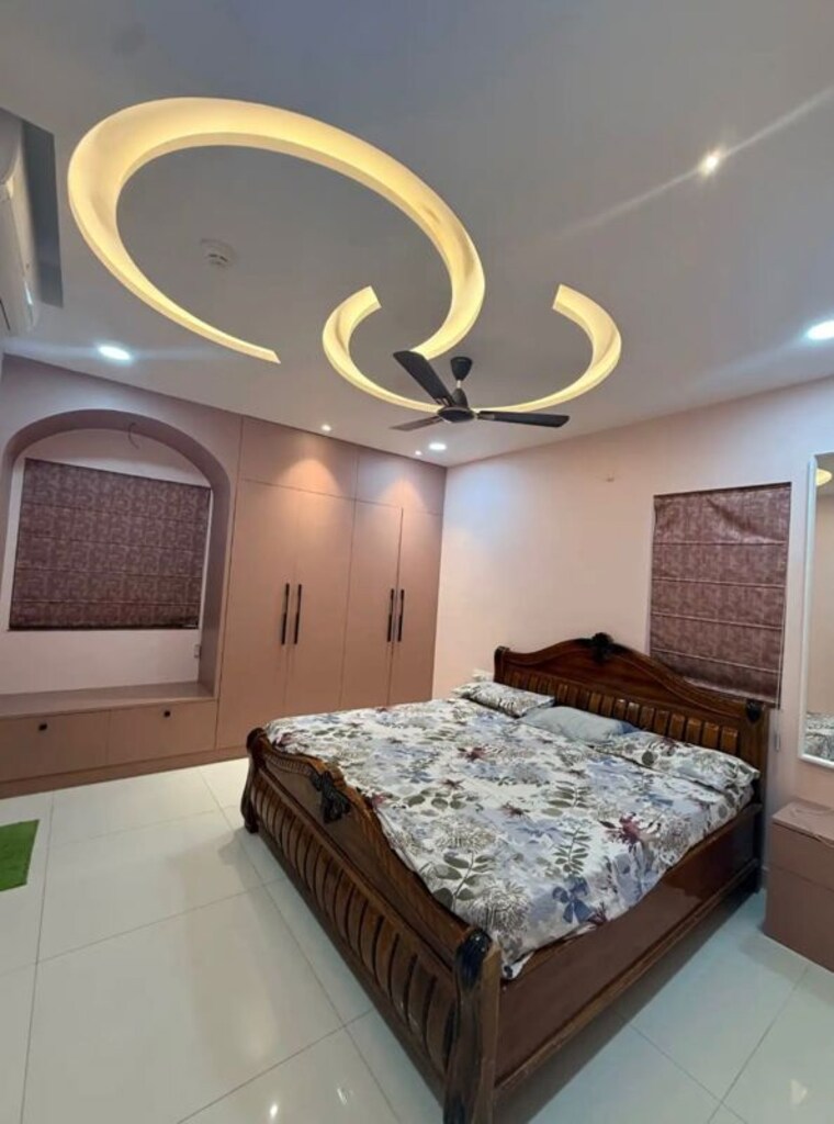 Bedroom, my-home-tridasa 2.5 Bedroom 1505 Sq.Ft. Apartment In Tellapur Hyderabad 10035845