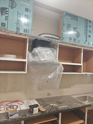 Kitchen in 2.5 BHK Apartment at Aurobindo The Regent, Kondapur – for Rent