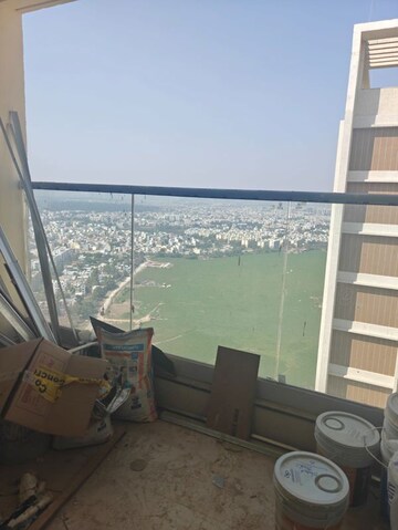 Balcony in 2.5 BHK Apartment at Aurobindo The Regent, Kondapur – for Rent