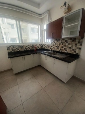 Kitchen in 3.5 BHK Apartment at Prestige Lakeside Habitat, Varthur – for Rent