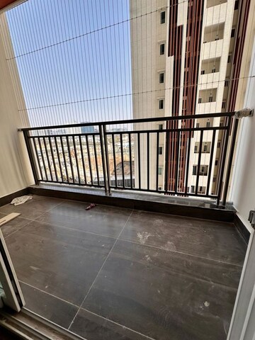 Balcony in 3 BHK Apartment at Aparna Zenon, Puppalaguda – for Rent