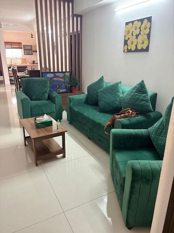 Living Room in 3 BHK Apartment at My Home Tarkshya, Kokapet – for Rent