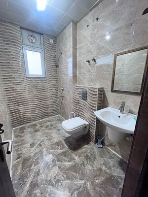 Bathroom in 3 BHK Apartment at SDS NRI Residency, Sector 45 – for Rent