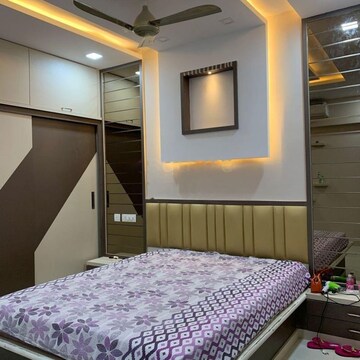 Bedroom in 2 BHK Apartment at Riddhi Grandeur, Neknampur – for Rent
