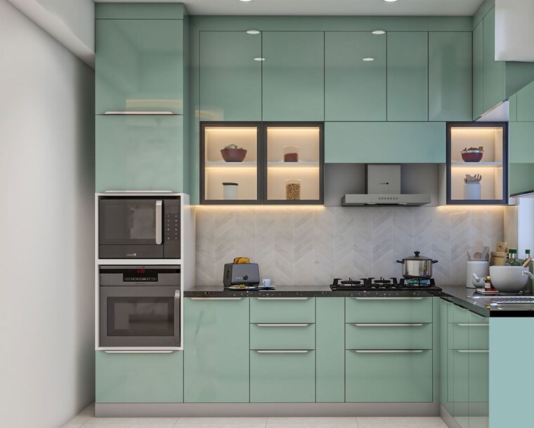 Kitchen, ska-estate 3 Bedroom 300 Sq.Mt. Apartment In Eta Ii Greater Noida Greater Noida 10036052
