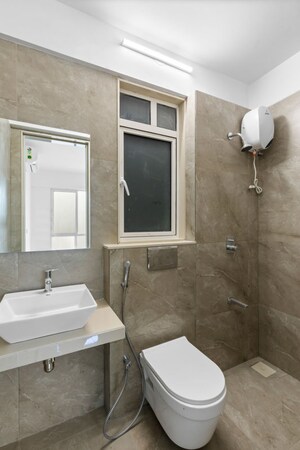 Bathroom in 2.5 BHK Apartment at Magarpatta Nova Residency, Mundhwa – for Sale