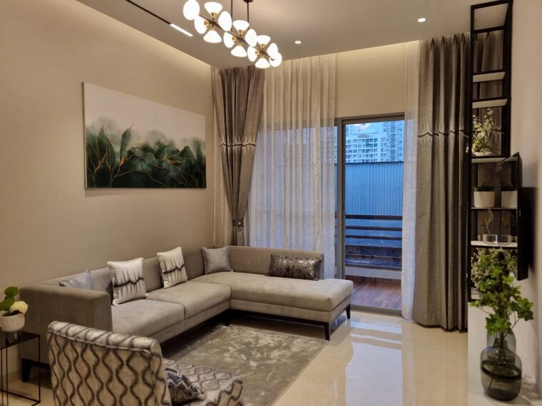 Living Room, choice-que-914 2 Bedroom 1090 Sq.Ft. Apartment In Keshav Nagar Pune 10036072