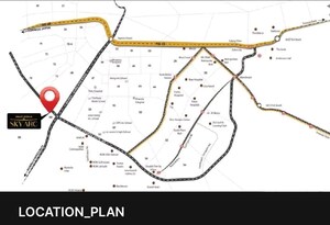 3 BHK Apartment – Map Location View at Smart World Sky Arc, Sector 69 - for Sale