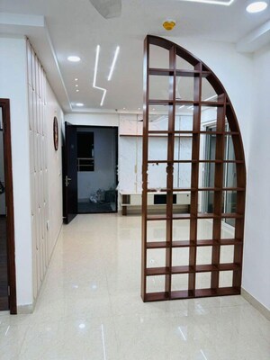 Staircase in 3 BHK Apartment at Aurobindo The Regent, Kondapur – for Rent