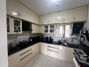 Kitchen in 3 BHK Apartment at Godrej 24 Sarjapur, Sarjapur Road – for Rent